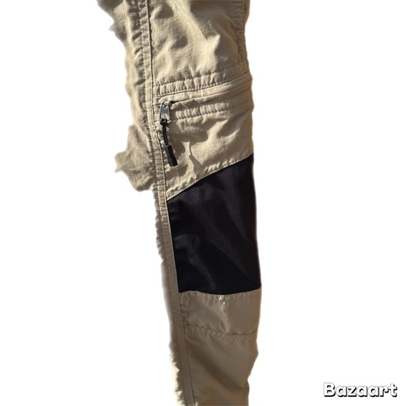 Tan and Black Cargo Pants size 36x34. Hiking,camping,fishing - Picture 4 of 9
